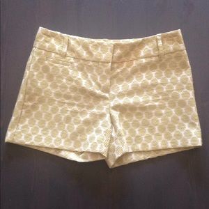 Loft geometric stitch shorts